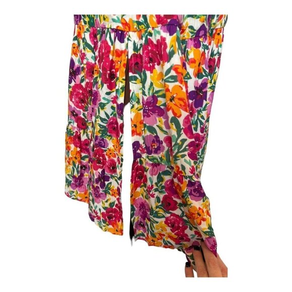 Showpo Dress Women 8 Pink Packed Floral Print Monaco Midi Boho Cottagecore - Picture 6 of 13